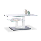 Table basse en verre