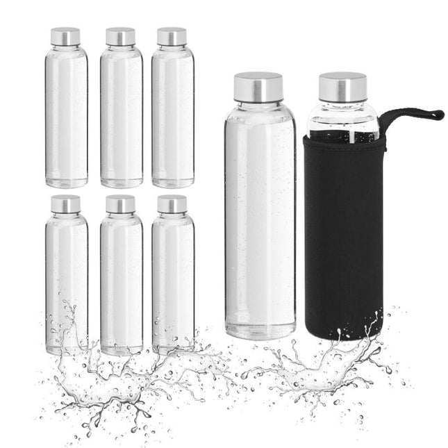 Glastrinkflaschen - 8er-Set