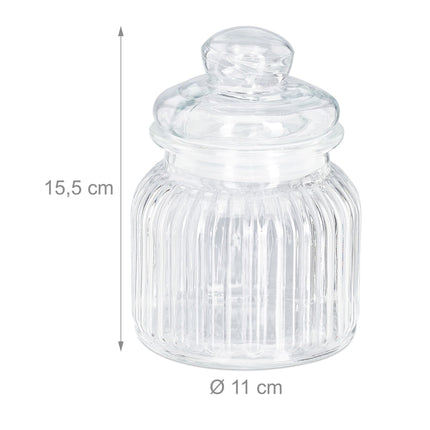 Bocaux en verre, lot de 6, 700 ml