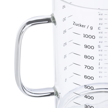 Ensemble de 2 verres doseurs en verre