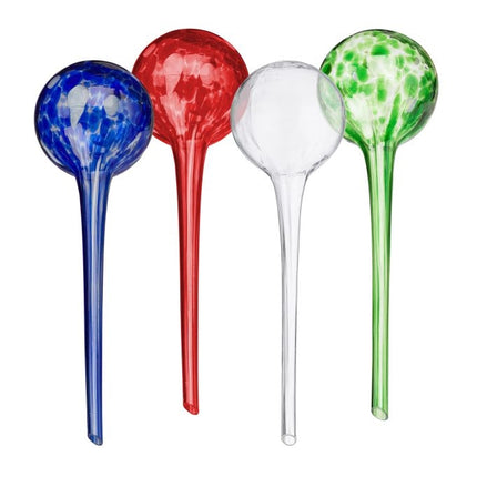 Lot de 4 boules d'eau en verre