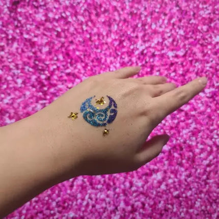 Glitzer-Tattoo-Set Kruzzel 20422 