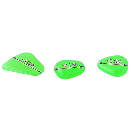 Pierres lumineuses - ensemble vert 100pcs