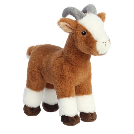 Peluche chèvre, 21 cm, matériau écologique