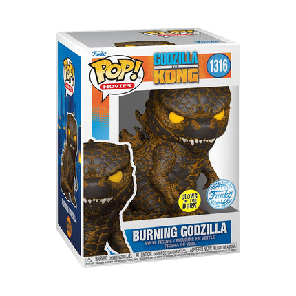 Figurine Funko Pop! Godzilla en vinyle - Variante brûlante