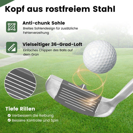 Golf-Chipper 89 cm – Edelstahlkopf, rutschfester Griff