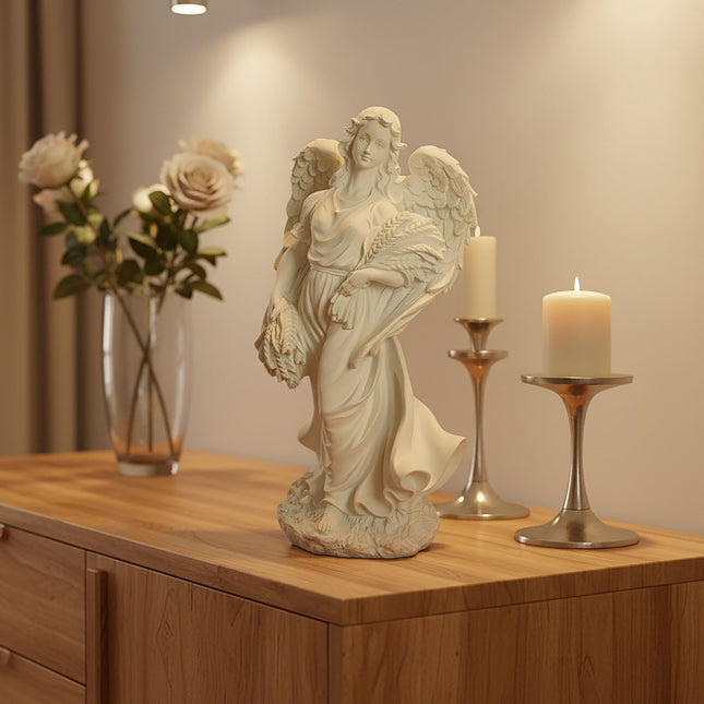 Grab-Engelsstatue, wetterfeste Gedenk-Verzierung