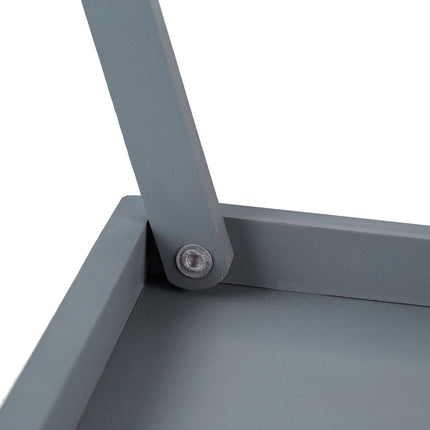 Plateau de lit gris - lot de 2