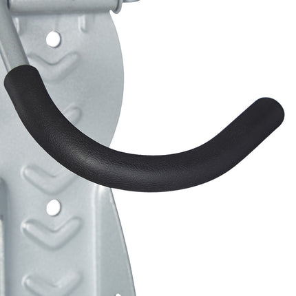 Lot de 2 supports muraux pour vélos gris
