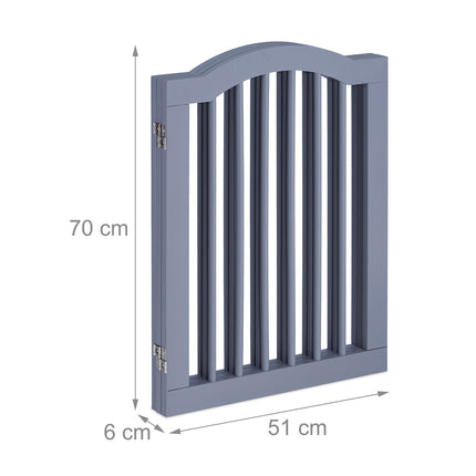 Portail de sécurité gris 70 cm