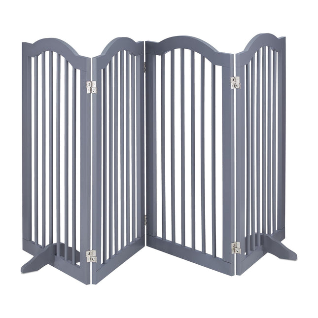 Portail de sécurité gris 92 cm