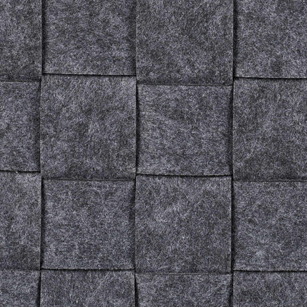 Panier de rangement gris en feutre Lot de 2