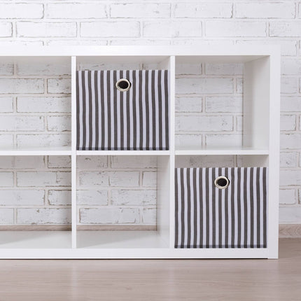 Coffret de rangement gris, lot de 2