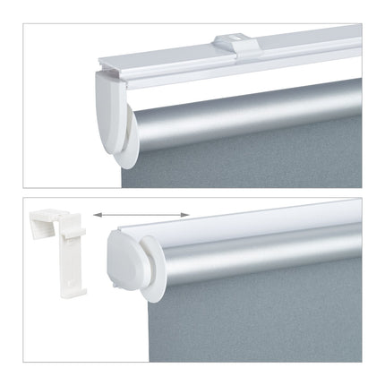 Graues Thermorollo 160 cm lang