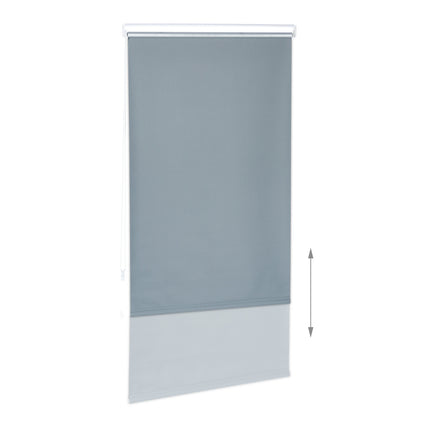 Store enrouleur thermique gris de 220 cm de long