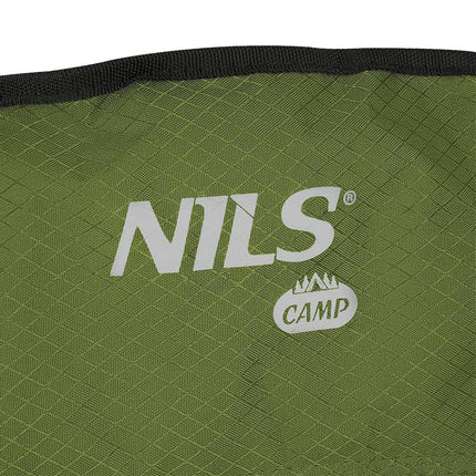 Chaise de camping verte, pliable et légère