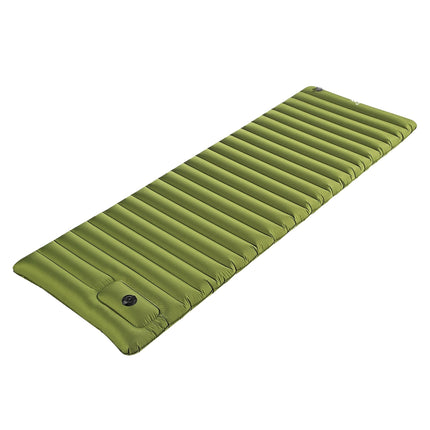 Tapis de camping vert avec pompe intégrée