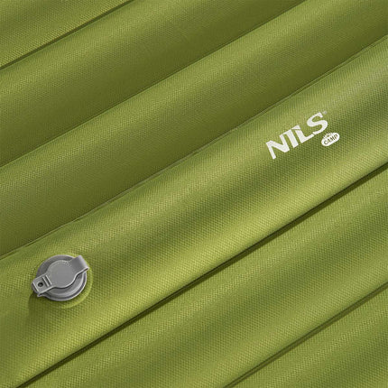 Tapis de camping vert avec pompe intégrée