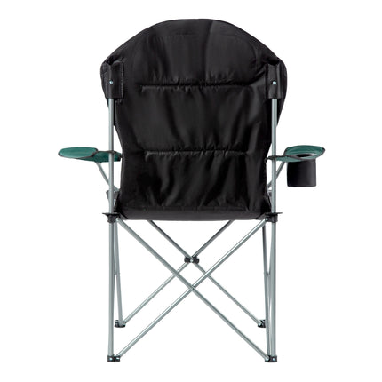 Chaise de camping pliante verte, légère et portable
