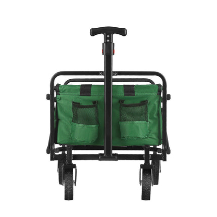 Wagon pliable vert, compact et portable