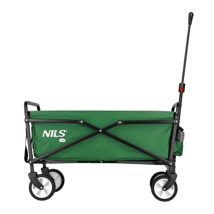 Wagon pliable vert, compact et portable