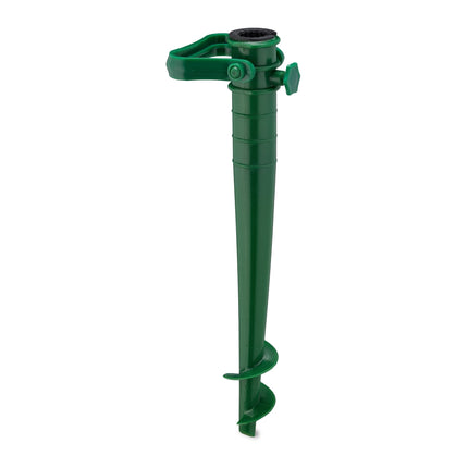 Vis de parasol verte pour sable et terre