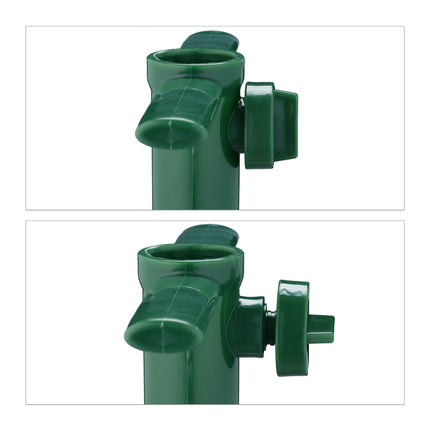 Support à visser pour parasol vert
