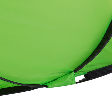 Grünes Pop-Up Strandzelt, UV-Schutz, einfacher Aufbau
