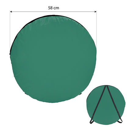 Tente à langer pop-up verte, abri d'intimité portable