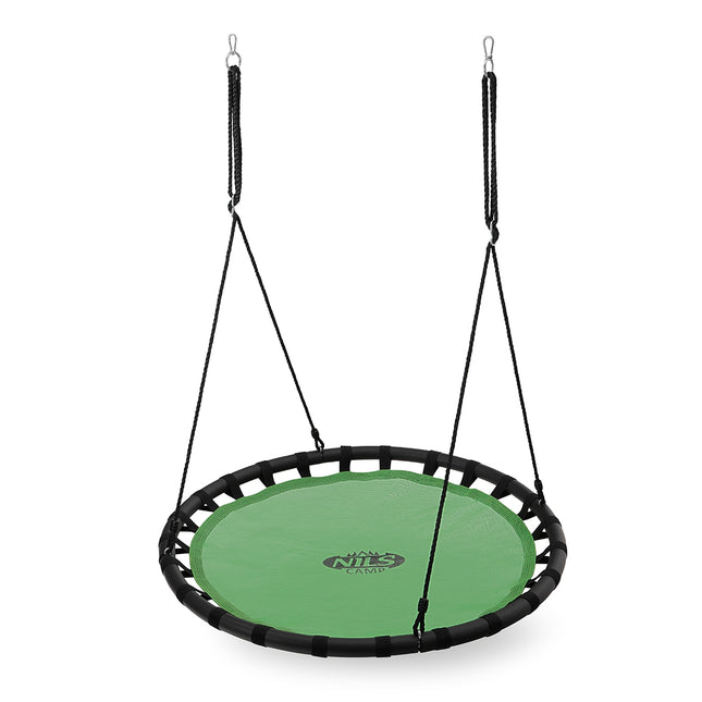 Balançoire soucoupe verte, divertissement en plein air, diamètre de 40 pouces