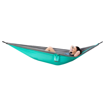 Hamac touristique vert, léger et portable
