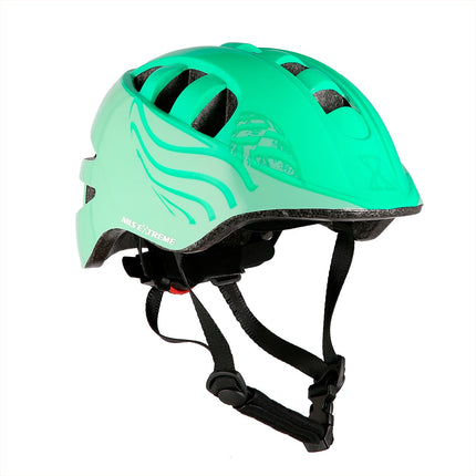 Casque vert XS, taille 48-52 cm