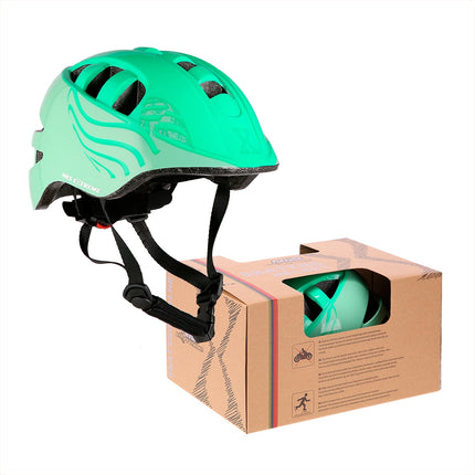 Casque vert XS, taille 48-52 cm