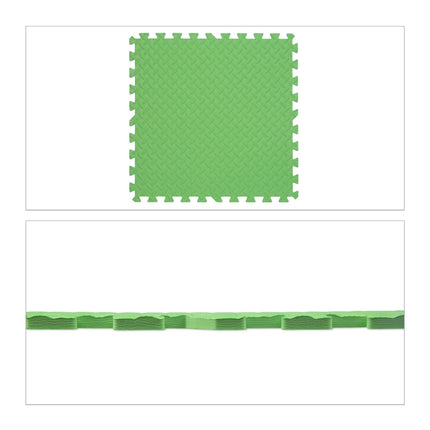 Tapis de protection de sol vert en lot de 8