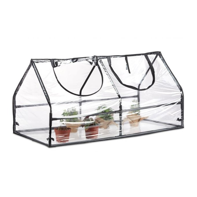 Serre PVC avec 2 fenêtres