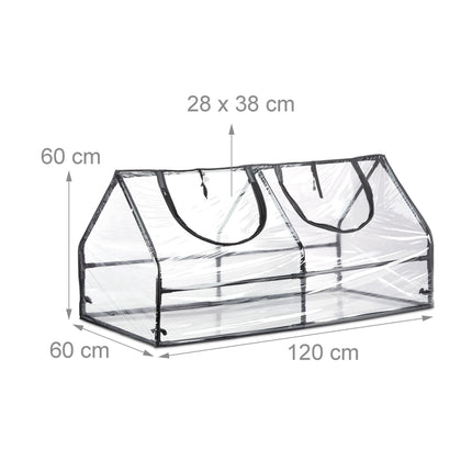 Gewächshaus mit PVC-Abdeckung
