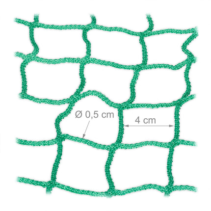 Filet de remorque vert 2,3 x 3,5 m