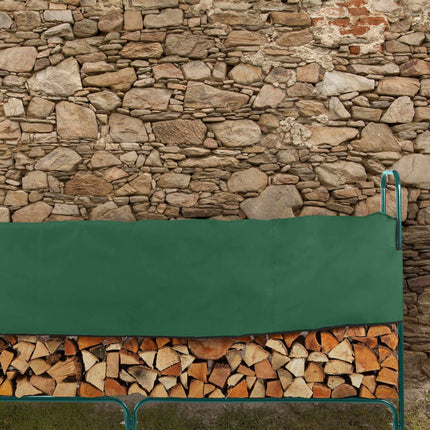 Étagère en bois vert avec couvercle