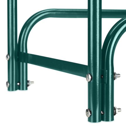 Étagère en bois vert avec couvercle
