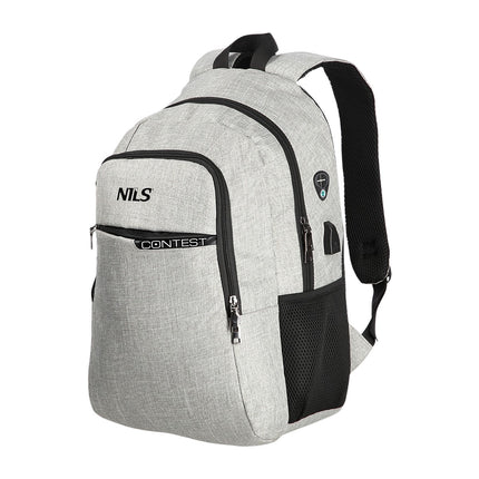 Sac à dos gris - Grande capacité, matériau durable