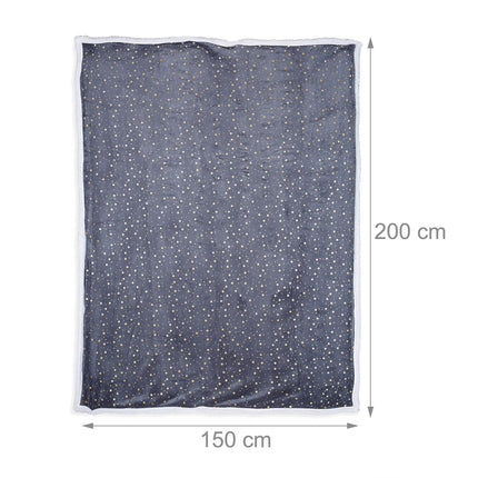 Couverture câline grise 150x200 cm