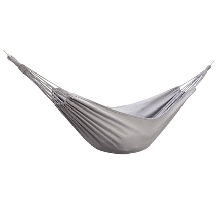 Hamac gris 200x100 cm - Usage extérieur durable