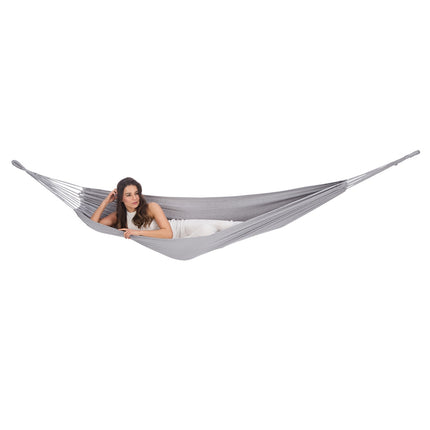 Hamac gris 200x100 cm - Usage extérieur durable