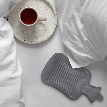 Bouillotte grise 1 L - Anti-fuite, anti-douleur