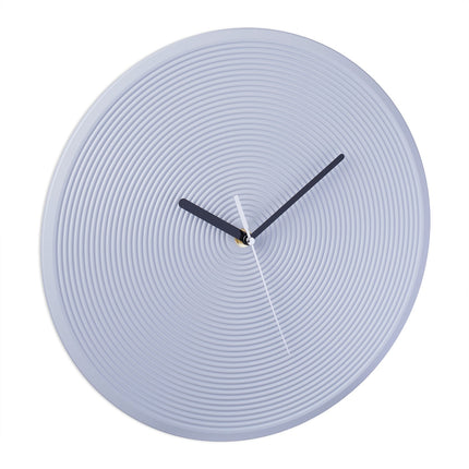 Grey Minimalist Wall Clock – No Numbers, Battery-Powered