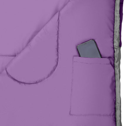 Grau-violett Schlafsack, Größe M, leicht