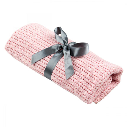 Grid blanket Pink 75x100cm