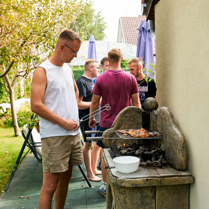 Grillzangen-Set, 3-teilig – Edelstahl-BBQ-Besteck