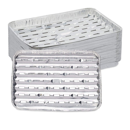 Plateau de grill en aluminium, lot de 40 pièces