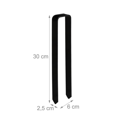 Ancrage au sol pour arche à rosiers, lot de 2